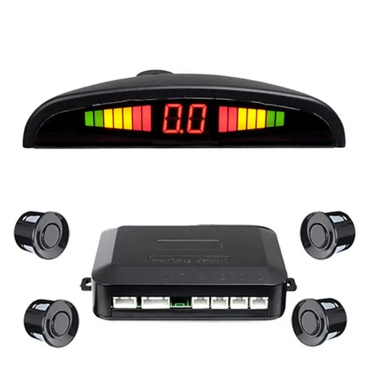 parking assistant system PS 01 with 4 sensors system 12V LED display ...