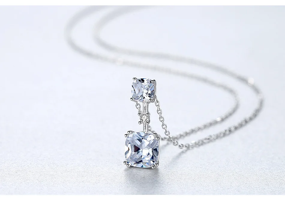 S925 Sterling Silver Necklace Pendant Wild Simple Female Jewelry Dl01 huismerk kopen in de aanbieding