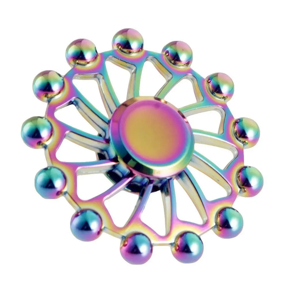 Rainbow 13 Ball Fidget Spinner Metal Hand Spinner Fidget Stress Relief