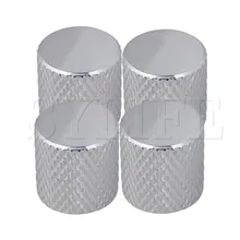 4 шт. хромированная металлическая плоская ручка для электрогитары