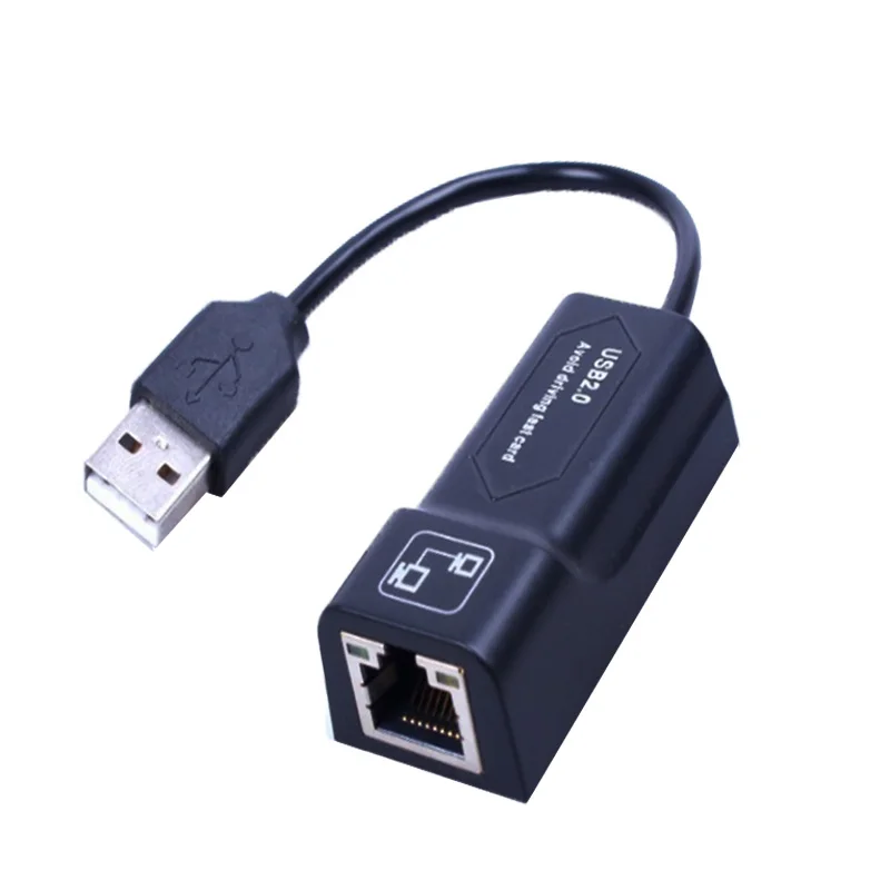 USB 2,0 к локальной сети RJ45 коммутатора Ethernet 10/100 Мбит сетевой карты адаптер синий для ПК