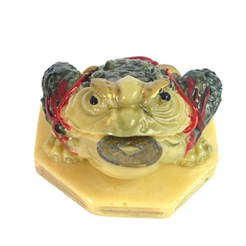 

Feng shui Colour Bagua Three Legged Money Frog/Toad D1007