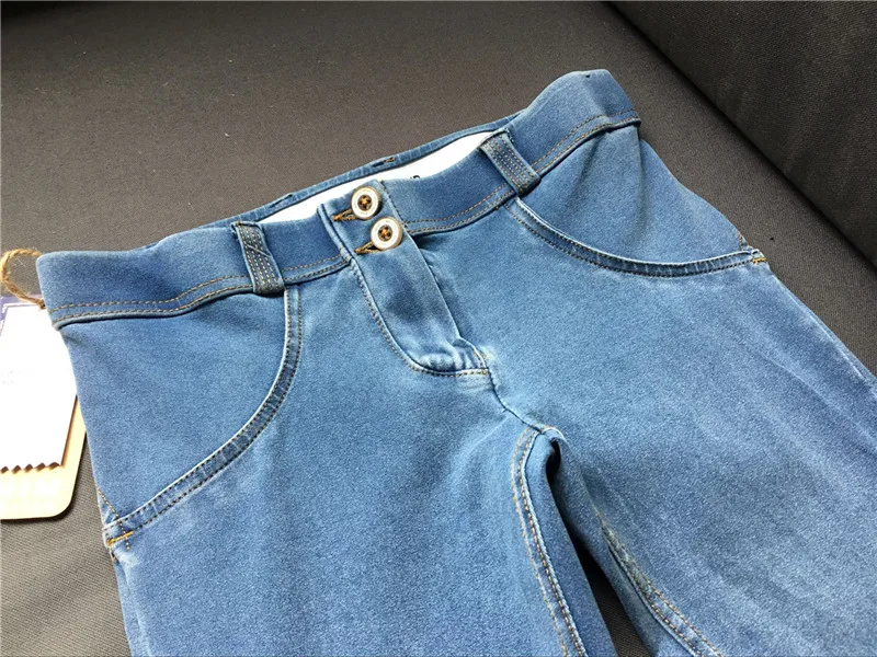 2019 г. Модные женские облегающий с заниженной талией джинсы женские Лидер продаж джинсовые узкие брюки супер эластичные пикантные удобные