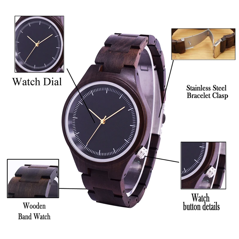 white black women wood watch 3