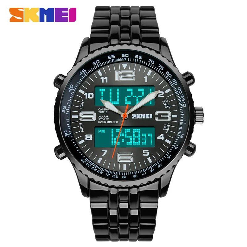 SKMEI Fashion Sports Watch Reloj Hombre Full Steel Watches Men Luxury Brand Clock Quartz Sport Watch Waterproof Men Wristwatch SKMEI Fashion Sports Watch Reloj Hombre Full Steel Watches Men Luxury Brand Clock Quartz Sport Watch Waterproof Men Wristwatch