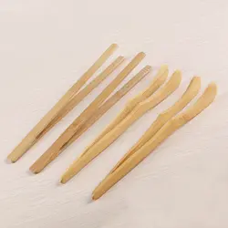 1 шт. бамбуковый Пинцет Mini маленькая ручка дети инструмент дома и сада Пособия по кулинарии инструменты, игрушки Инструменты для кухни дома