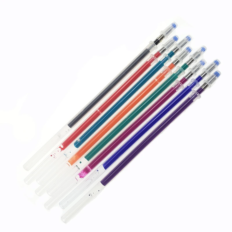 8 шт. Новинка 0,5 мм стираемая ручка 8 шт. заправки красочный набор 8 видов стилей Радуга стираемая ручка Лидер продаж гелевая ручка