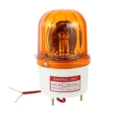 LTE-1101J AC220V AC110V DC12V DC24V промышленная AC 220 V лампа вспышка Сирена аварийная Поворотная сигнальная лампа желтый