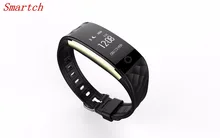 Smartch Новинка 2017 года S2 Bluetooth Smart Band Водонепроницаемый Сенсорный экран браслет монитор сердечного ритма SmartBand браслет для iOS и Android