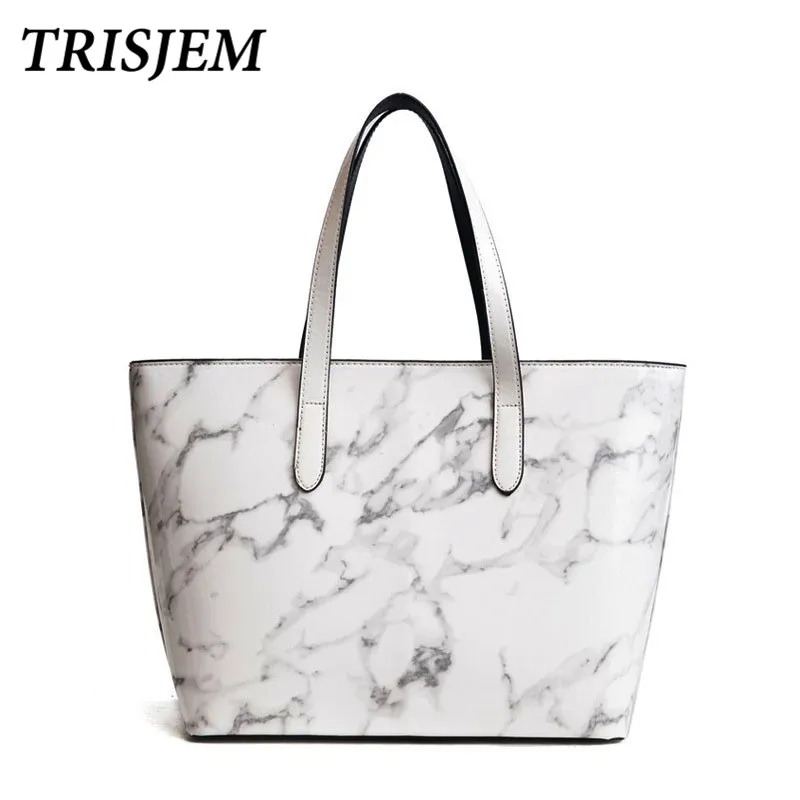 

2018 Fashion Women White Big Handbag Glossy Shoulder Bags For Women Ladies Brand Pu Leather Summer Casual Tote Bag Bolso Mujer