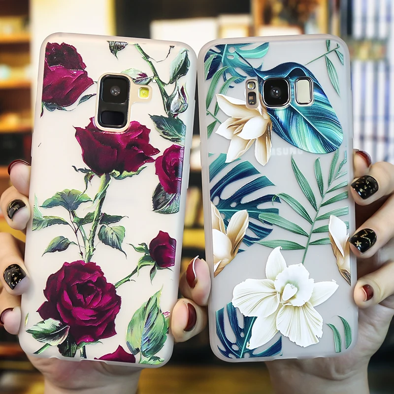 

3D Relief For bumper Samsung J8 2018 Case Silicon Cover For Funda Samsung Galaxy J4 J6 Plus 2018 Case Samsung J3 J5 J7 2017 Case