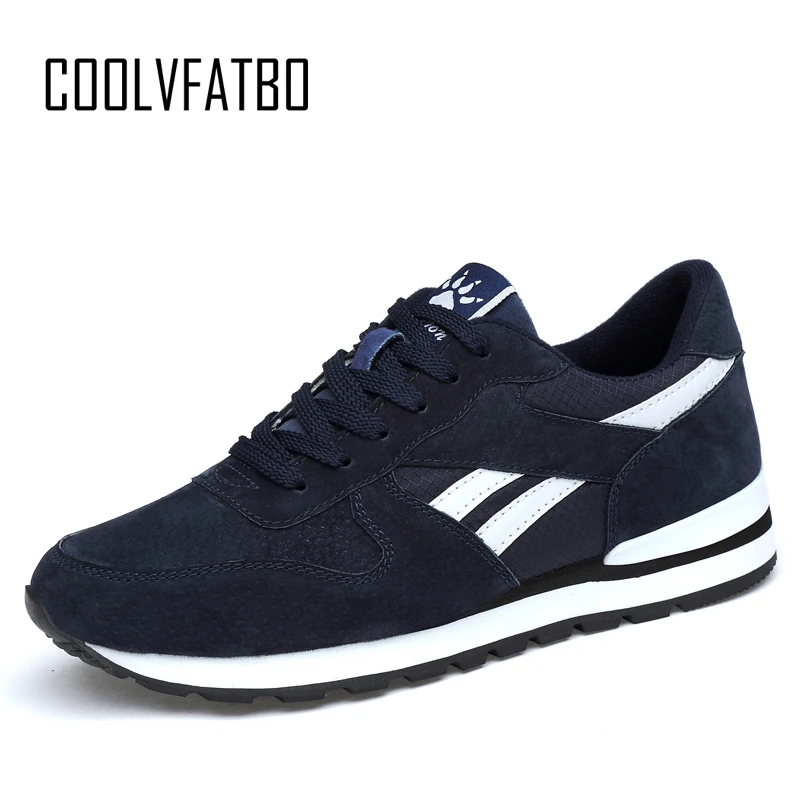 

COOLVFATBO Men's sneakers Shoes Breathable casual shoes non-slip outdoor walking shoes light weight Rubber sole lace-up ayakkabi