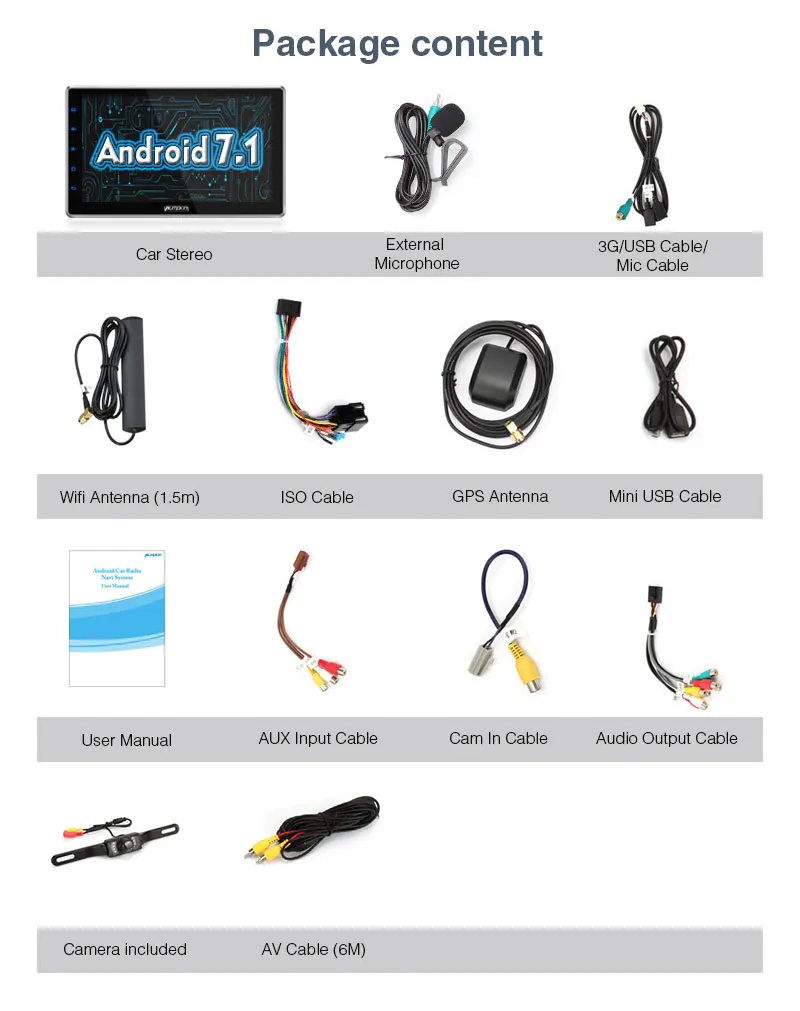 Top Capacitive Screen!2 Din 10.1