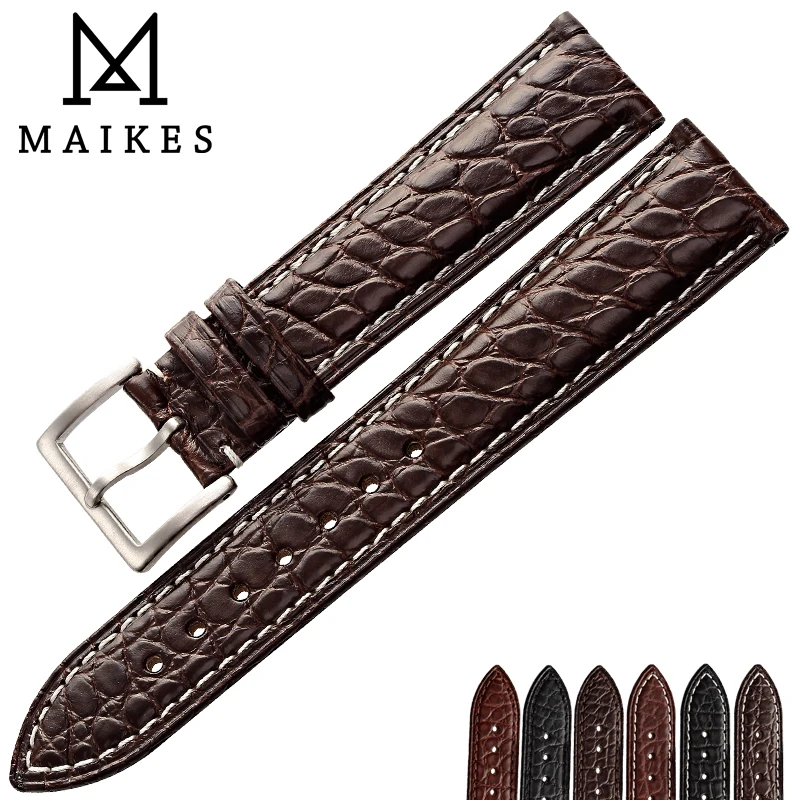 MAIKES Watch Accessories Women Watchbands 14mm - 24mm Stainless Steel Buckle Genuine Leather Watch Strap For Brand Watch Band MAIKES Watch Accessories Women Watchbands 14mm - 24mm Stainless Steel Buckle Genuine Leather Watch Strap For Brand Watch Band