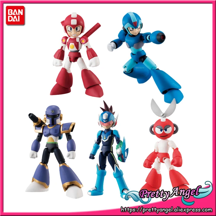 Красивый ангел-оригинальный бандай Tamashii Наций 66 действие Vol.2 MegaMan Мега человек/Рокман (полный набор 5 штук) фигурку