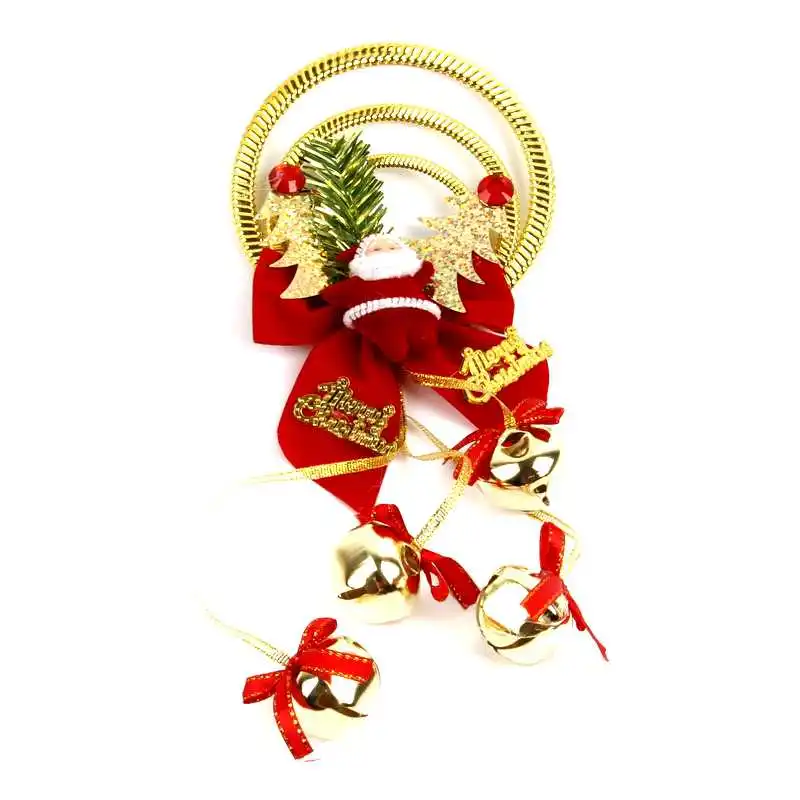 Дом вечерние украшения для рождественской ёлки орнамент олень висящий Рождественский фестиваль вечерние рождественские колокольчики украшения - Цвет: D2