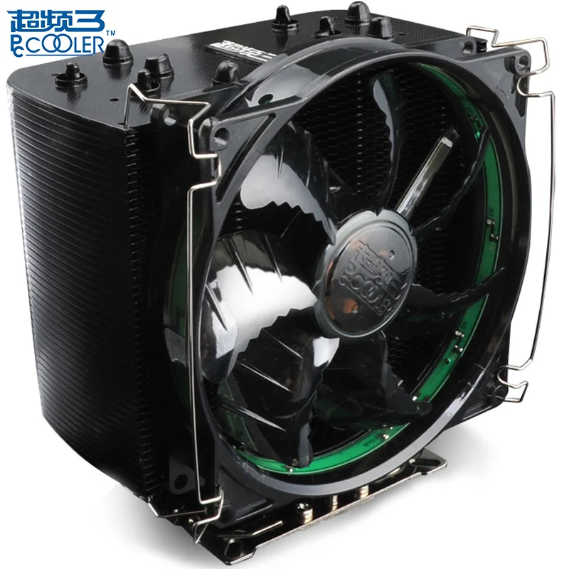 Overclocking Three Frozen Black Gold Edition CPU Cooler Fan AMD775 / 1155cpu Intelligent Mute Heat Pipe | Компьютеры и офис