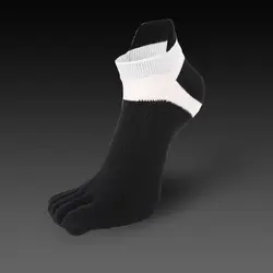 LNRRABC Повседневное Для мужчин носки хлопок Бесплатная Размеры Однотонная одежда Стандартный пот дышащие пять пальцев носки Мужская одежда