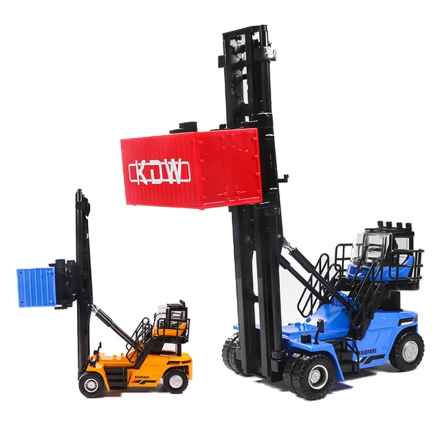 KDW 150 Alloy car model Diecast Empty container stacker Construction