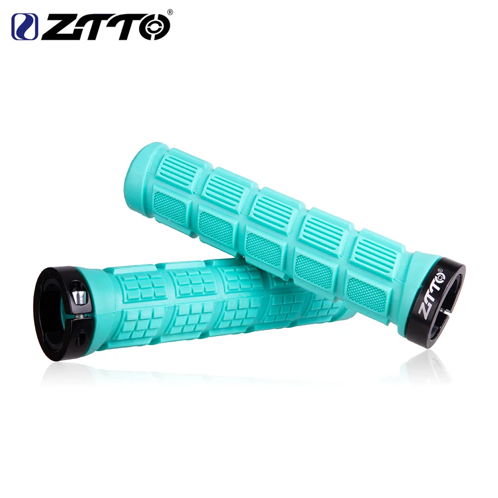 ZTTO AG38 المقود القبضات الدراجة الجبلية MTB دورة دراجة قفل مقبض القبضات دائم BMX المطاط قبضة المضادة للانزلاق أجزاء 1 زوج