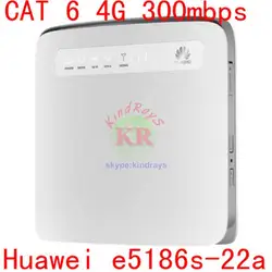 Разблокирован мини 3 г 4 г маршрутизатор huawei e5186 lte маршрутизатор rj45 Cat6 300 Мбит/с e5186s-22a LTE беспроводной промышленных pk b593 e5185