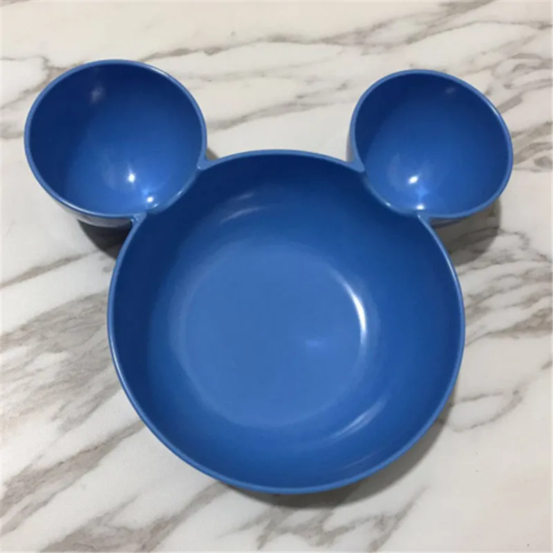 ASFULL миска для кормления детей, посуда для фруктов, модный набор посуды для детей, кухонный контейнер для еды - Цвет: blue