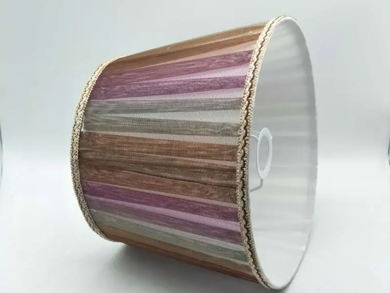 

E27 Art Deco lamp shade for table lamp Round color fabric lamp shade nordic style modern lamp cover for Home Decoration