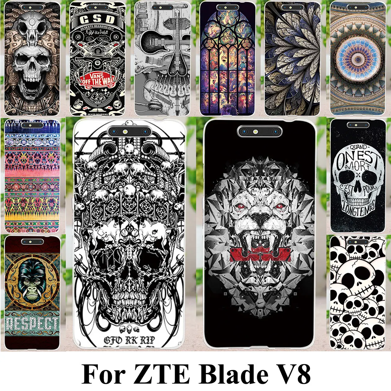 Taoyunxi силиконовые пластиковые чехлы для сотового телефона ZTE Blade V8 обшивка капота