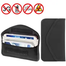 

Anti-signal RF Signal Blocker Shield Case Bag Black for Large-size Cellphone GPS Black