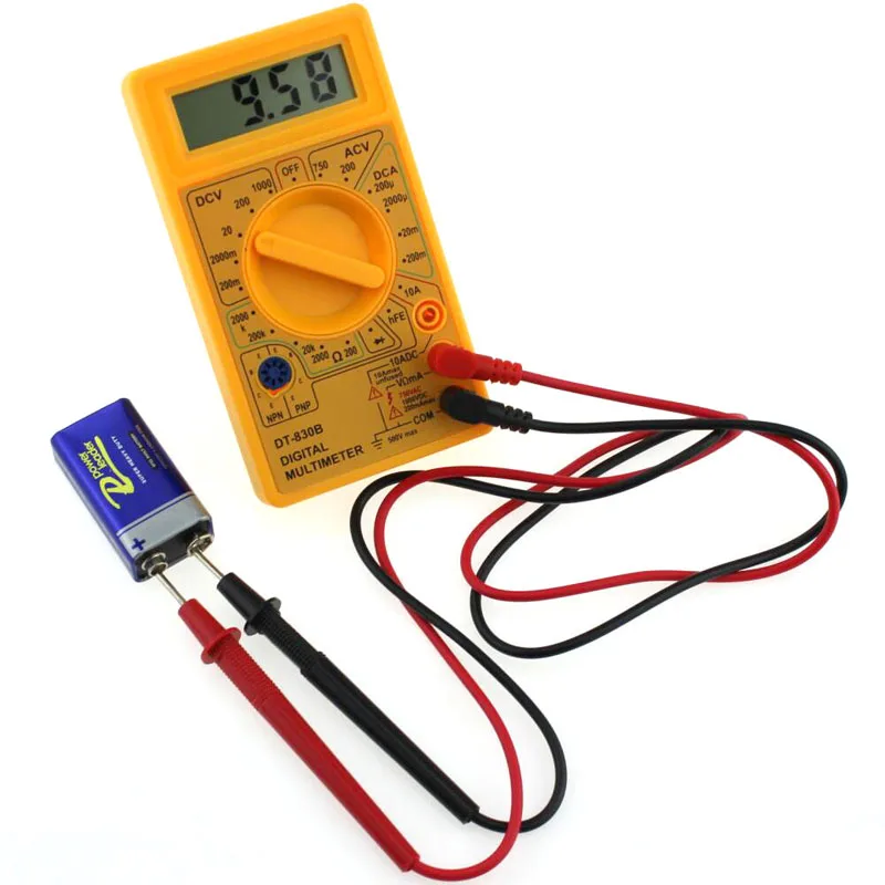 

DT830B Digital Multimeter LCD Mini Universal Meter Handheld Multimeter Electrician Universal Meter