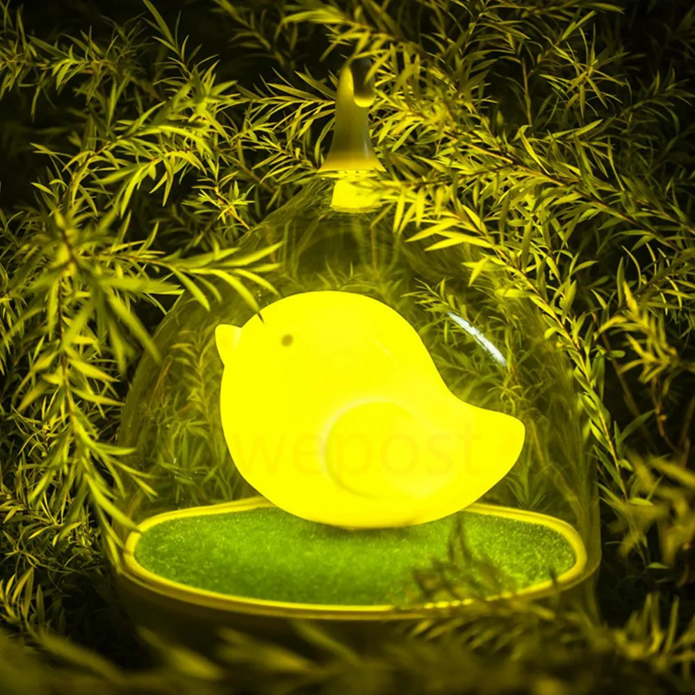 

Lovely LED Birdcage Light USB Rechargeable Birdcage Night Light Touch Sensor Animal Hanglamp Baby Child Nightlights Home Decor