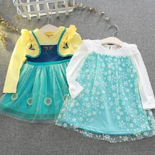 Платье для девочек; платье принцессы Белоснежки; детское праздничное платье; карнавальный костюм принцессы Софии и Алисы; одежда для маленьких девочек; детская одежда для младенцев