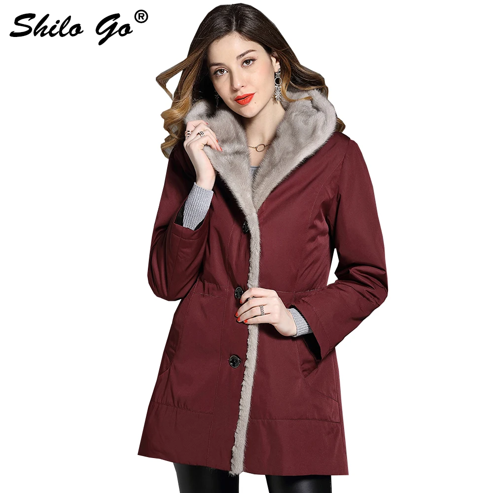 Buy 5XL Womens Winter Fur Parkas Coats Thick Parkas