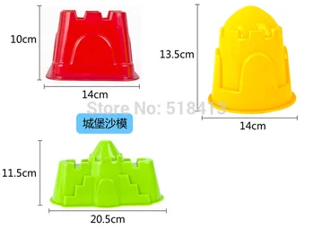

Plastic Children Beaches Toys To Play With Sand Tool Castle Building Model Portfolio Lovely Beach Fortress Gates Seal Unisex