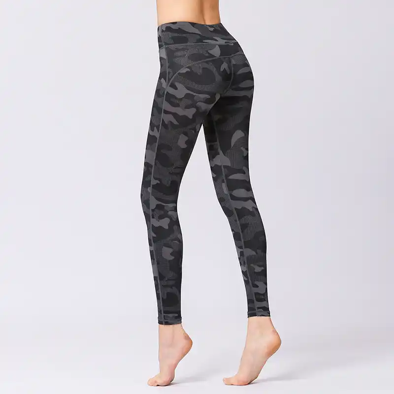 camo print workout leggings