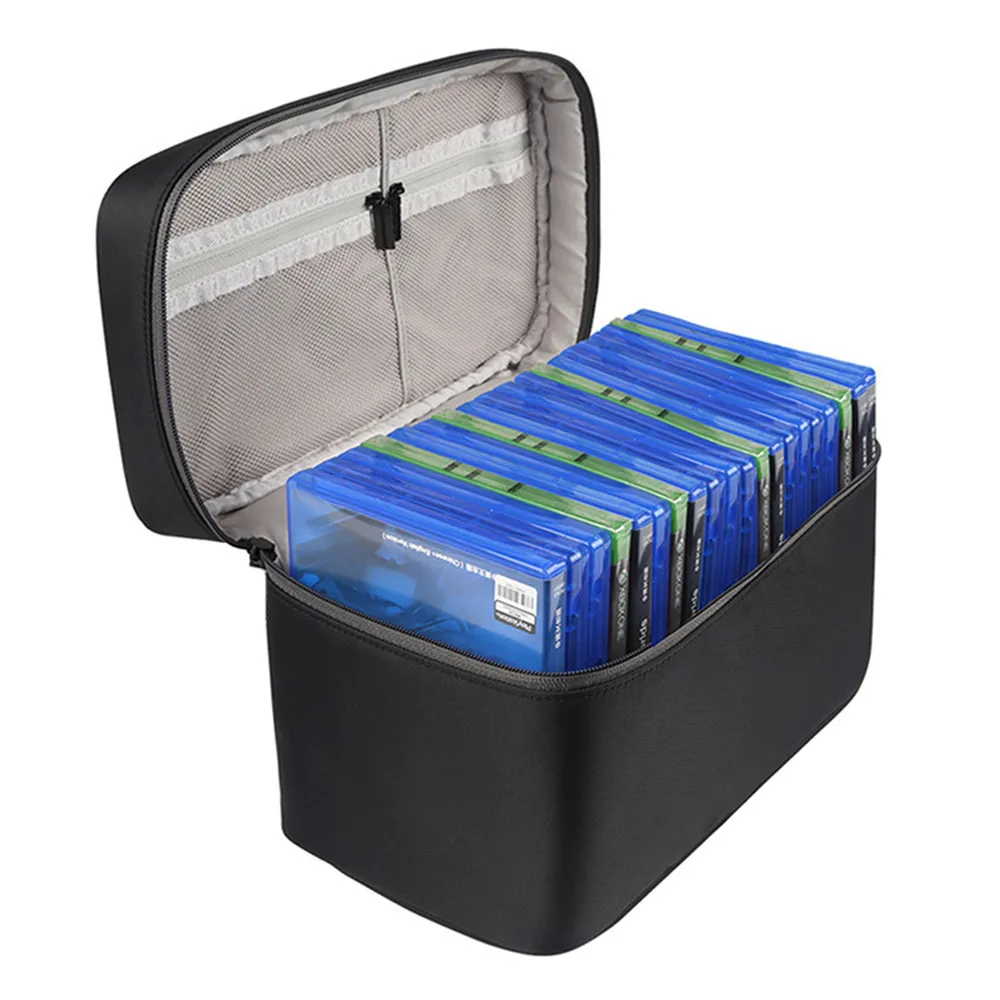 

Large Capacity CD Discs Storage Bag for Xbox One PS4 /PS4 PRO Game Disc Carrying Case Travel Portable Storage Cover Case Box