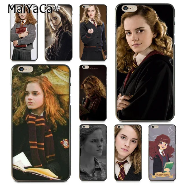 

MaiYaCa Hermione Jean Granger Harry Potter for iPhone 4 SE 5C 5S 6S 7 8 Plus X XR XS MAX for Samsung Black Soft Shell Phone Case