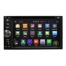 6.2 Inch Quad Core HD1024*600 Android 5.1 Car DVD Player For Universal Car Multimedia Player Free 8GB MAP Card
