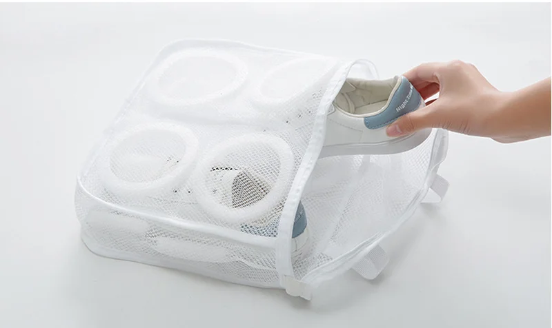 جديد وصول التخزين المنظم أكياس شبكة الغسيل حقائب أحذية الجافة أداة تنظيم الأحذية المحمولة غسل أكياس منظم