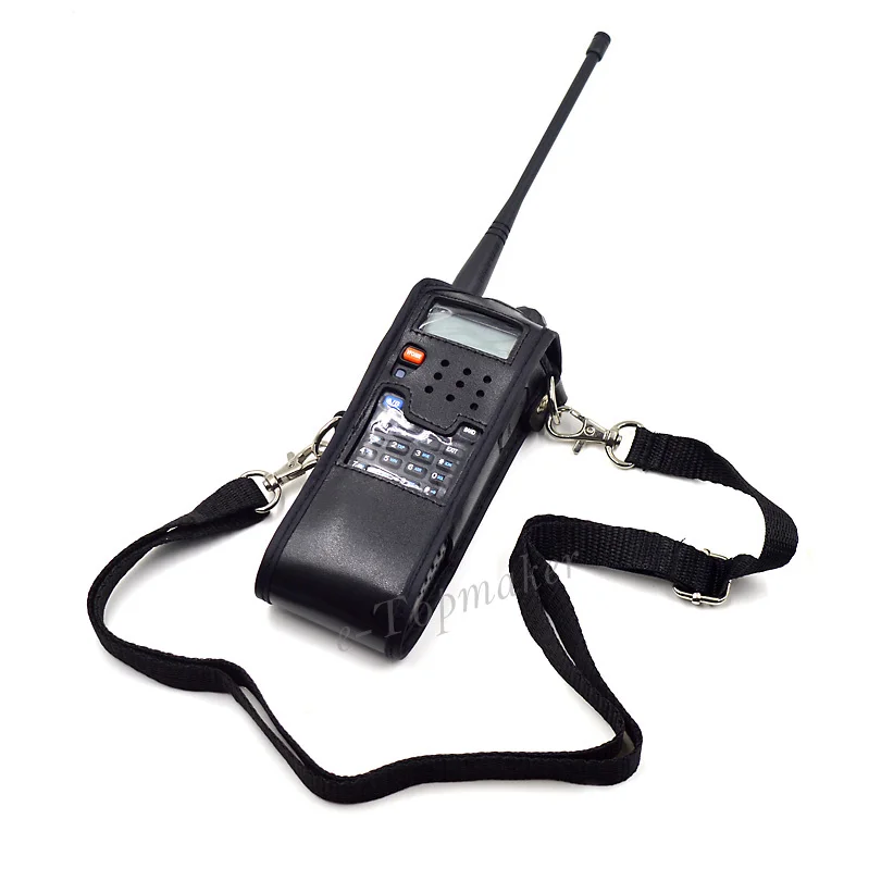 

XQF Extended Leather Soft Case Bag for Baofeng UV-5R 3800mAh Portable Radio Walkie Talkie UV 5R TYT TH-UVF9 TH-F8 TH-UVF9D