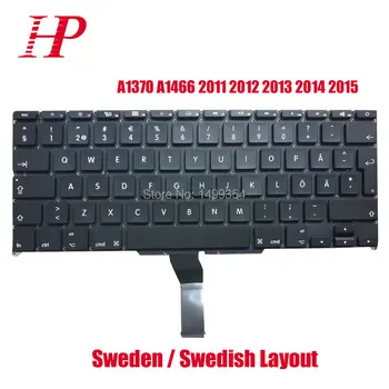 

5PCS New A1370 A1465 Sweden Swedish Keyboard For Apple Macbook Air 11'' A1465 A1370 Keyboard Sweden Standard 2011-2015