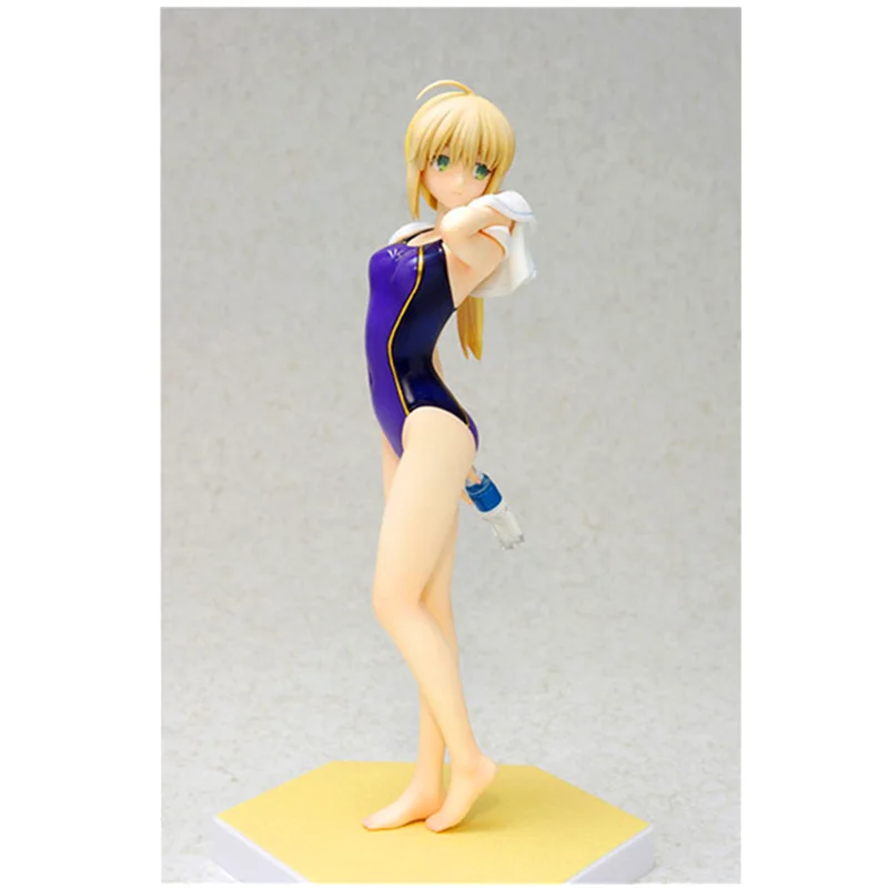 

16.5CM WAVE Anime Figure Seba Action Figure Swimsuit Mineral Water Sexy Girl Dolls with Box F206