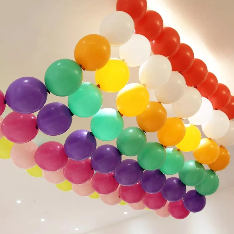 100 шт 10 дюймовые многоцветные латексные воздушные шары для свадьбы, поставка для детей, игрушки для дня рождения, декор для детского душа, воздушный шар