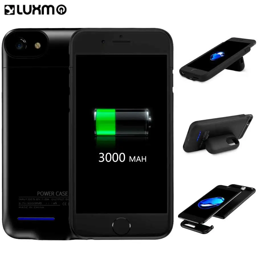 Goede Lader de iphone Opladen Case Voor iphone 6 Externe Batterij Case Charger Voor 6 s 7 8 3000 mah Magnetische power Bank Backup Batterij