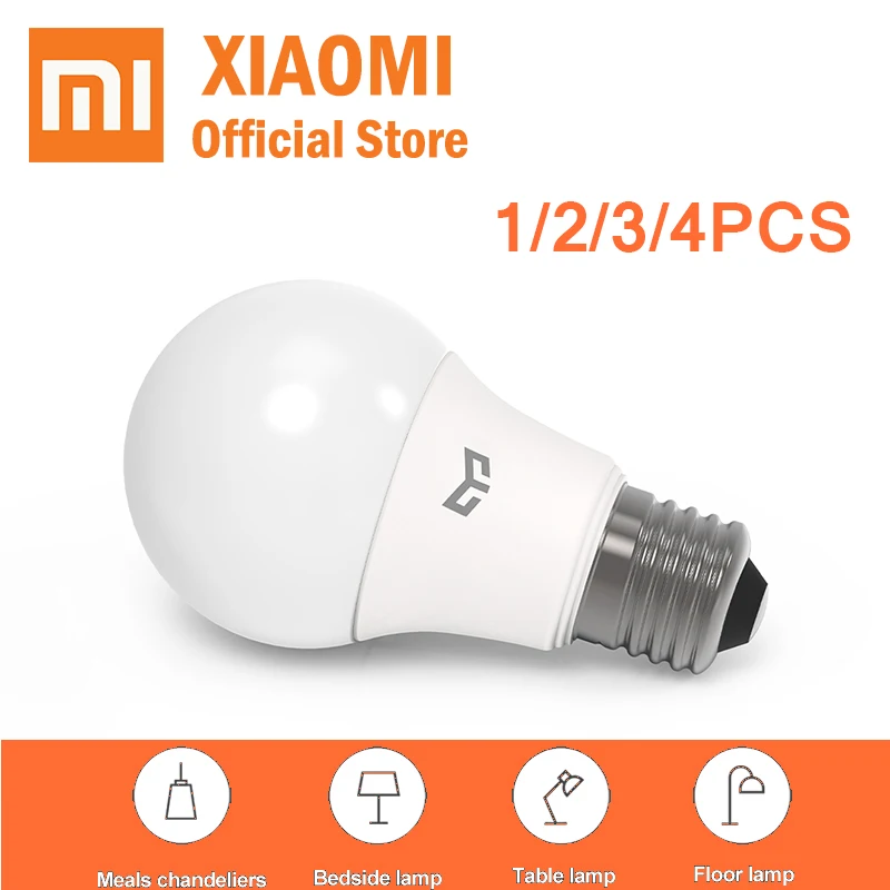 

Xiaomi Yeelight LED Bulb Cold White 7W 6500K E27 Bulb Light Lamp 220V for Ceiling Lamp/ Table Lamp/ Spotlight light Bulb