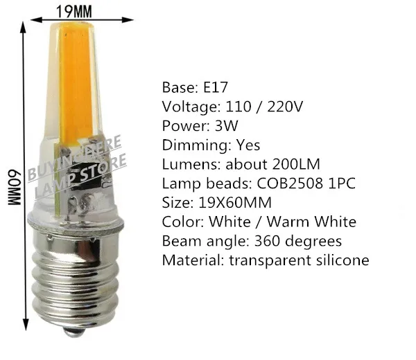 С регулируемой яркостью b15 светодиодный COB E12 E14 E17 BA15D 110V 220V G4 светодиодный E11 110V COB E14 110V e17 220v b15d светодиодный cob E17 110V BA15D 220V затемнения