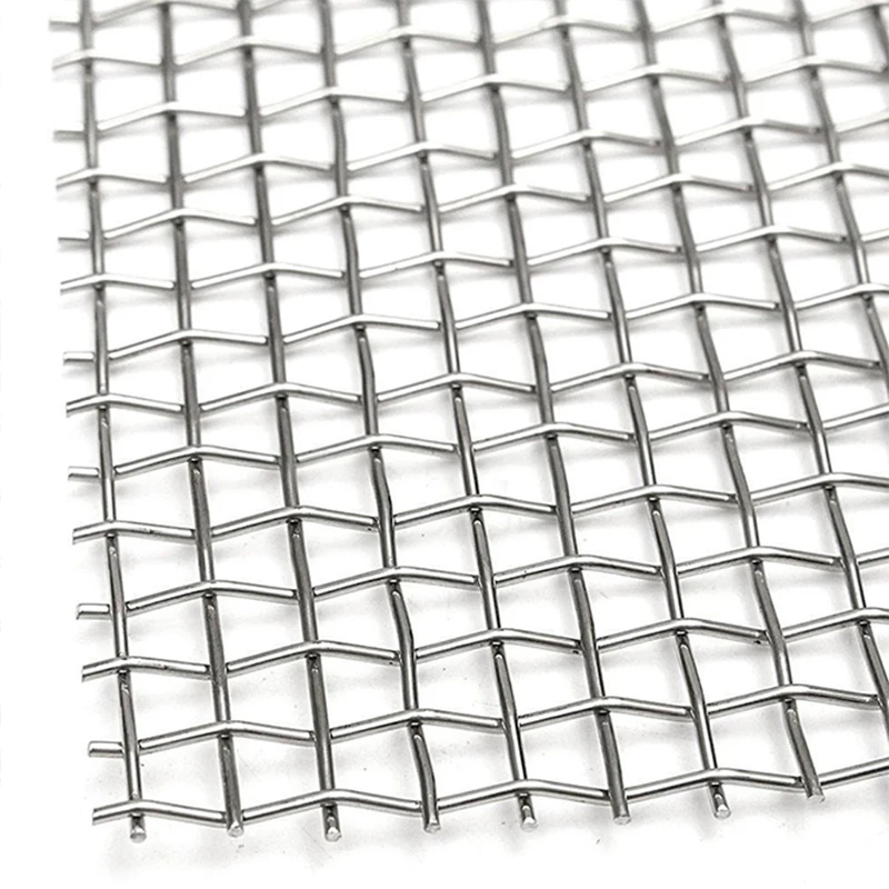 5/8/20/30/40 Mesh Stainless Steel Woven Cloth Screen Wire Filter Sheet 15*30cm