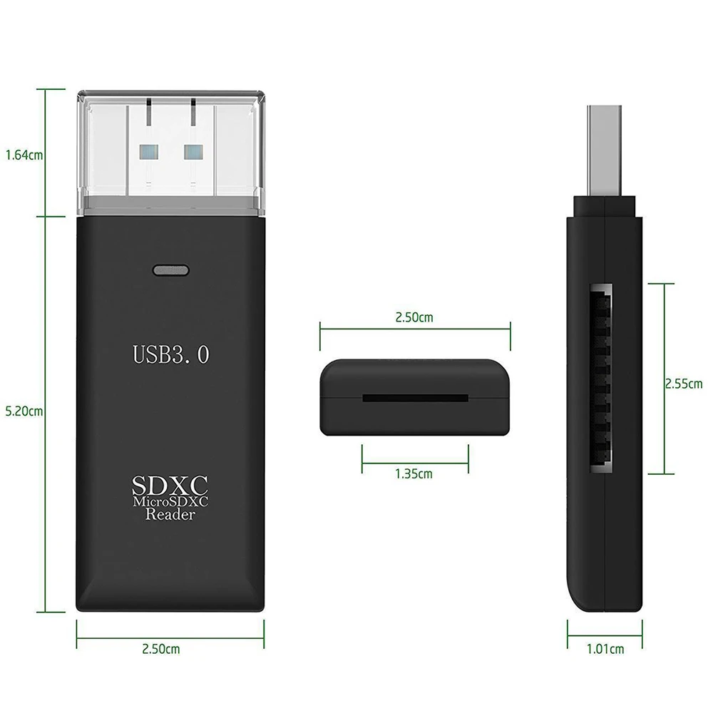 USB 3,0 мультикардридер флэш-карта памяти TF адаптер концентратор Мини кардридер для компьютера ПК