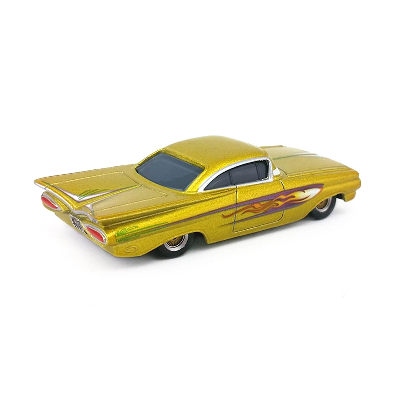 Disney Pixar Cars Yellow Ramone 1:55 литая металлическая Игрушечная машина из сплава модель Свободный Детский мальчик подарок на Рождество на день рождения