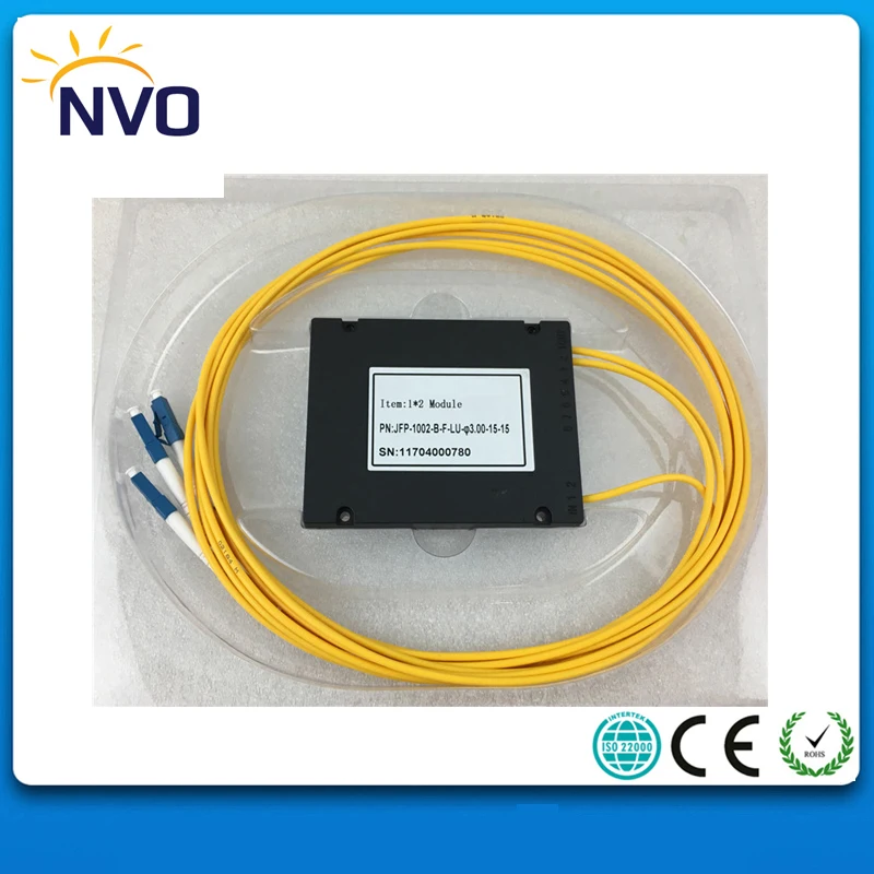 GEPON EPON 1x2 ABS коробка 1*2 FC/UPC Волоконно Оптический PLC сплиттер|fiber optic splitter|optical